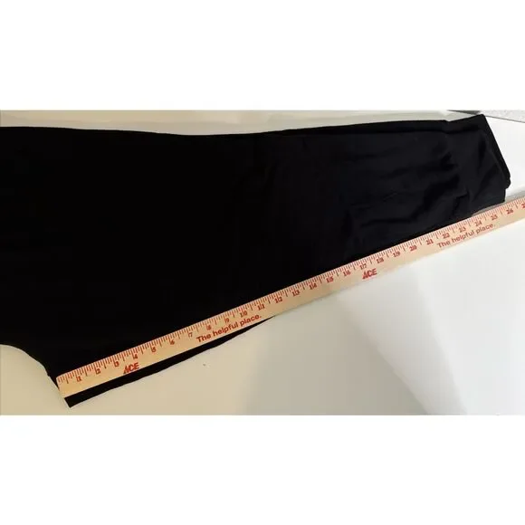 Eileen Fisher 1X Jersy Knit Slouchy Jogger Pants Size Black Pleats Soft Lounge - Picture 9 of 9